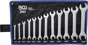 BGS technic Schraubenschlüsselsatz inkl. Tasche, 12-tlg.