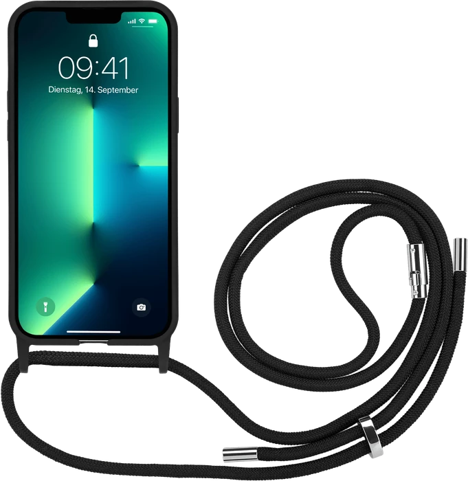 Artwizz HangOn Case Silicone für Apple iPhone 13 Pro Max schwarz
