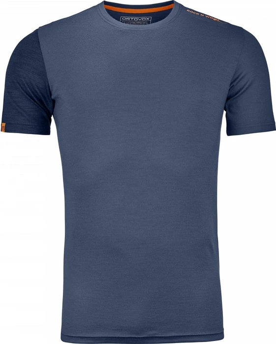 Ortovox 185 Rock'N'Wool Funktionsshirt kurzarm night blue (Herren)