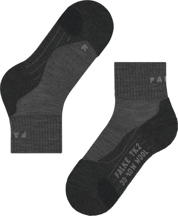 Falke TK2 Explore Wool Short Wandersocken smog (Damen)