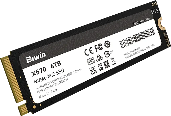 Biwin Black Opal X570 4TB, M.2 2280 / M-Key / PCIe 5.0 x4