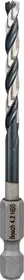 Bosch Professional PRO Metal HSS-G Impact Spiralbohrer, 4.2x43x83mm, 1 Stück