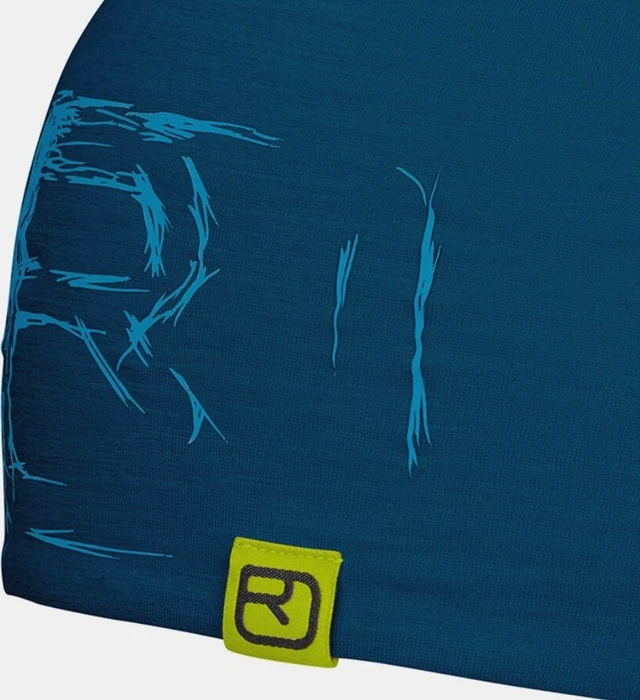Ortovox 120 Tec Logo Beanie petrol blue