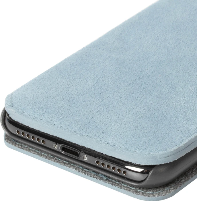 Krusell Broby 4 Card SlimWallet für Apple iPhone X/XS blau