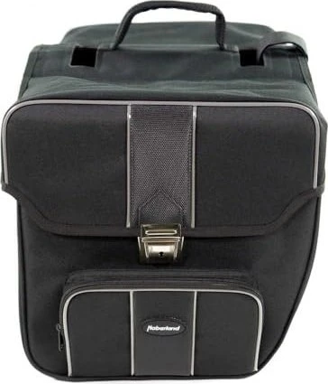 Haberland Safe Doppeltasche Gepäcktasche schwarz