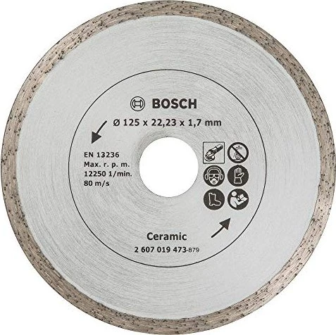 Bosch DIY Diamanttrennscheibe für Fliesen, 125x1.7x22.23mm, 1 Stück