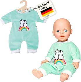 Heless Flauschiger Strampler Pinguin Pünktchen 28-35cm
