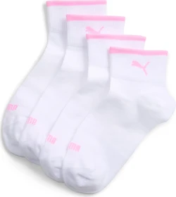 Puma Quarter Socken white / pink, 2 Paare (Damen)
