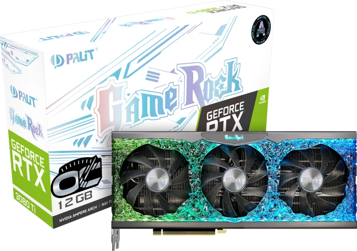 Palit GeForce RTX 3080 Ti GameRock OC, 12GB GDDR6X, HDMI, 3x DP