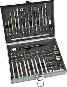 kwb Bohrer-/Bits-/Steckschlüssel-Zubehörset inkl. Werkzeugbox, 67-tlg.
