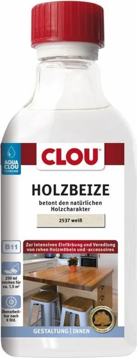 CLOU B11 Aqua CLOU Holzbeize Holzbeizmittel, 250ml
