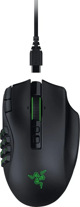 Razer Naga V3 Pro Wireless, schwarz, USB/Bluetooth