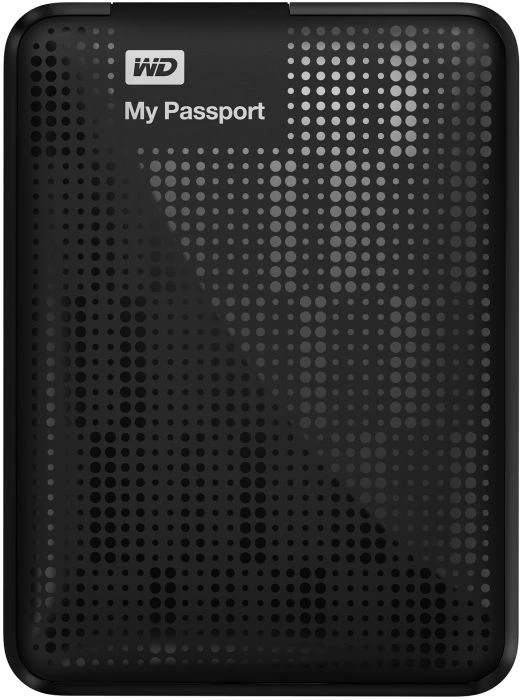 Western Digital WD My Passport schwarz 2TB, USB 3.0 Micro-B