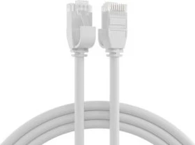 EFB Elektronik TPE Ultraflex kompakt Patchkabel, Cat6a, U/UTP, RJ-45/RJ-45, 0.25m, weiß