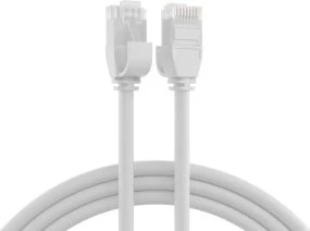 EFB Elektronik TPE Ultraflex kompakt Patchkabel, Cat6a, U/UTP, RJ-45/RJ-45, 0.25m, weiß