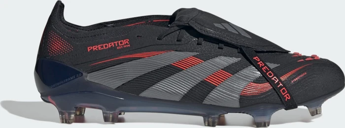 adidas Predator Elite Fold-Over Tongue FG core black/grey four/lucid red