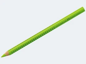 Faber-Castell Jumbo Grip Trockenmarker neongrün, 12er-Pack
