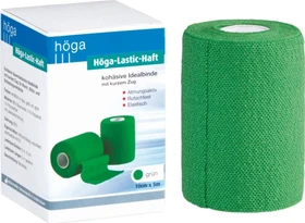 Höga Lastic-Haft Selbsthaftende Idealbinde grün, 10cm x 5m, 1 Stück