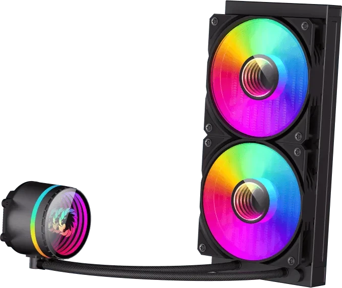 GameMax IceBurg 240mm Infinity, schwarz