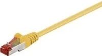 goobay Patchkabel, Cat6, S/FTP, RJ-45/RJ-45, 0.15m, gelb