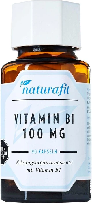 naturafit Vitamin B1 100mg Kapseln, 90 Stück