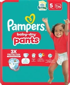 Pampers Baby-Dry pants Gr.5 Einwegwindel, 12-17kg, 24 Stück