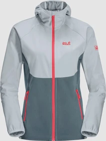 Jack Wolfskin Go Hike Softshell Funktionsjacke storm grey (Damen)