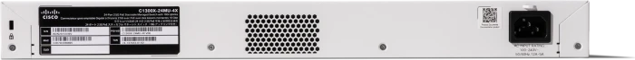 Cisco Catalyst 1300X Rackmount 2.5G Managed Switch, 24x RJ-45, 4x SFP28, 740W PoE++