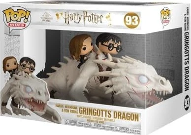 FunKo Pop! Movies - Harry Potter - Dragon with Harry, Ron & Hermine