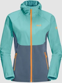 Jack Wolfskin Go Hike Softshell Funktionsjacke frost blue (Damen)