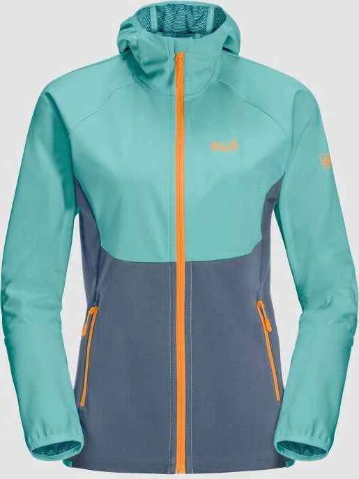 Jack Wolfskin Go Hike Softshell Funktionsjacke frost blue (Damen)