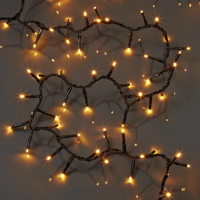 Hellum Cluster-Lichterkette LED 800x warmweiß