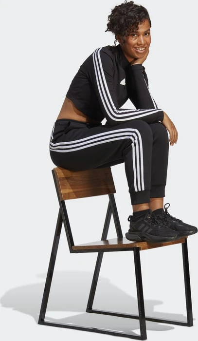 adidas Future Icons 3-Streifen Regular Trainingshose lang schwarz (Damen)