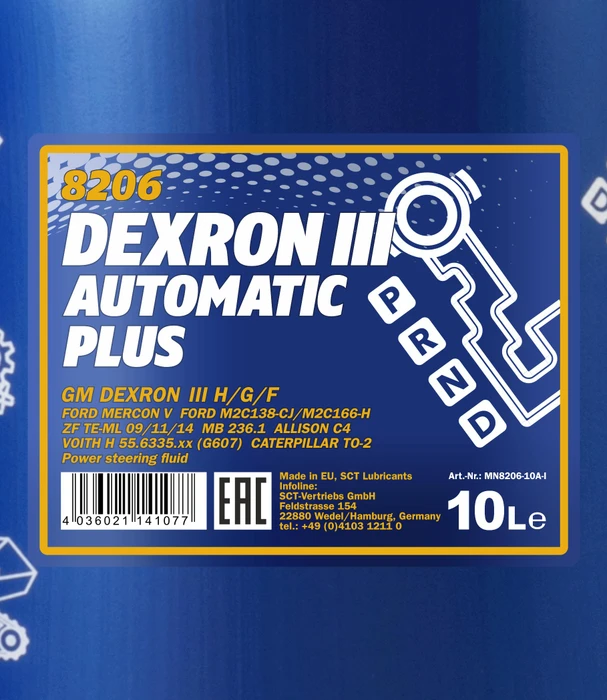 Mannol Dexron III Automatic Plus 10l
