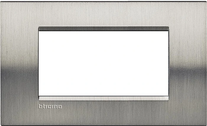 Bticino Livinglight Abdeckrahmen 1-fach, stahl
