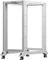 Lanberg Open Rack Series 19" Open Frame Rack 22HE, 4-Pfosten, mit Rollen, Flat Pack, tiefenverstellbar, 550-790mm, RAL 7035, 1000mm tief Vorschaubild