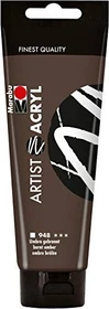 Marabu Artist Acryl Acrylfarbe, umbra gebrannt, 120ml