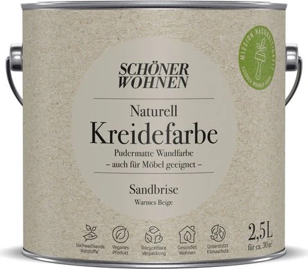 Schöner Wohnen Naturell Kreidefarbe
