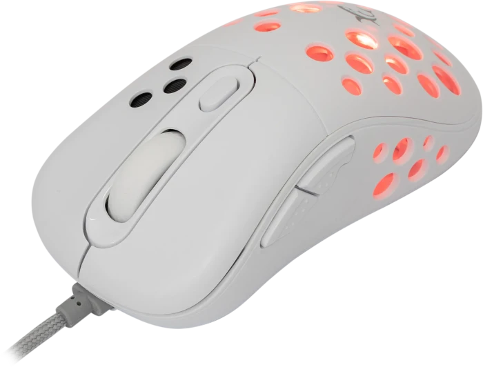 White Shark Azrael White Gaming Mouse, weiß, USB