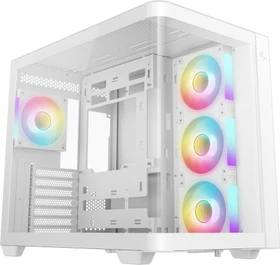 DeepCool CG530U 4F, weiß, Glasfenster (R-CG530U-WHAGA4-G)