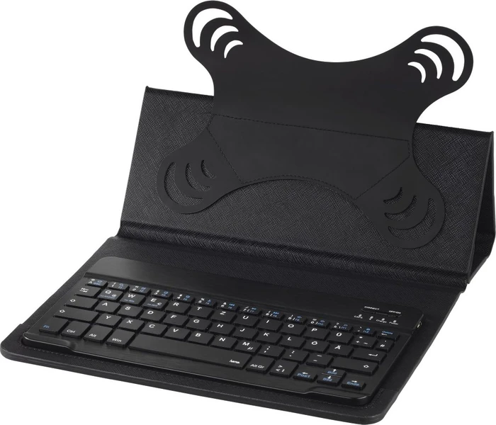 Hama KEY4ALL X3100 Tastatur mit Tablet-Tasche, schwarz, Bluetooth, DE