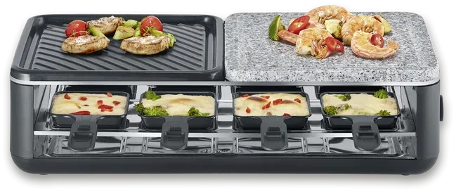 Severin RG 2366 Black Line Lite Naturstein Raclette