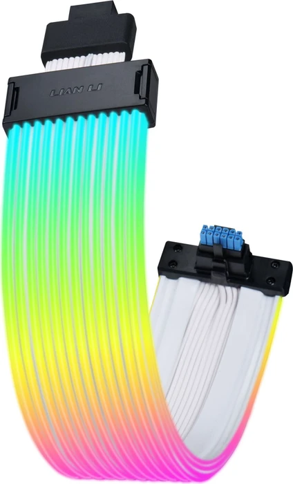 Lian Li Strimer Wireless 16-12, 12V-2x6 PCIe Verlängerungskabel, 12 Lichtleiter, RGB beleuchtet