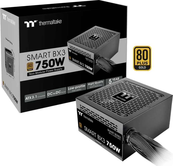 Thermaltake Smart BX3 750W, ATX 3.1