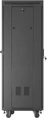 Lanberg 19" Rackschrank 32HE, LCD, freistehend, Flat Pack, Gitternetztür, IP20, RAL 9004, 600mm tief