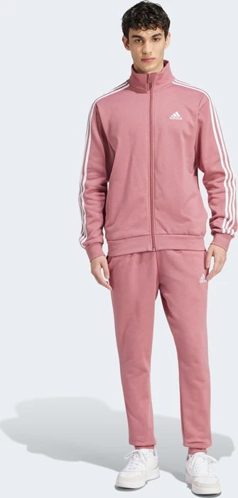 adidas Basic 3-Streifen Trainingsanzug preloved crimson (Herren)