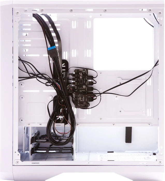 BitFenix Enso Mesh 4ARGB, weiß, Glasfenster