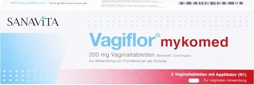 Sanavita Vagiflor mykomed Vaginaltabletten, 3 Stück