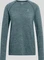 Odlo Essential Seamless Funktionsshirt langarm provincial blue melange (Damen) Vorschaubild