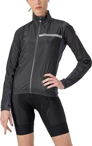 Castelli Squadra Stretch Fahrradjacke light black/dark grey (Damen)